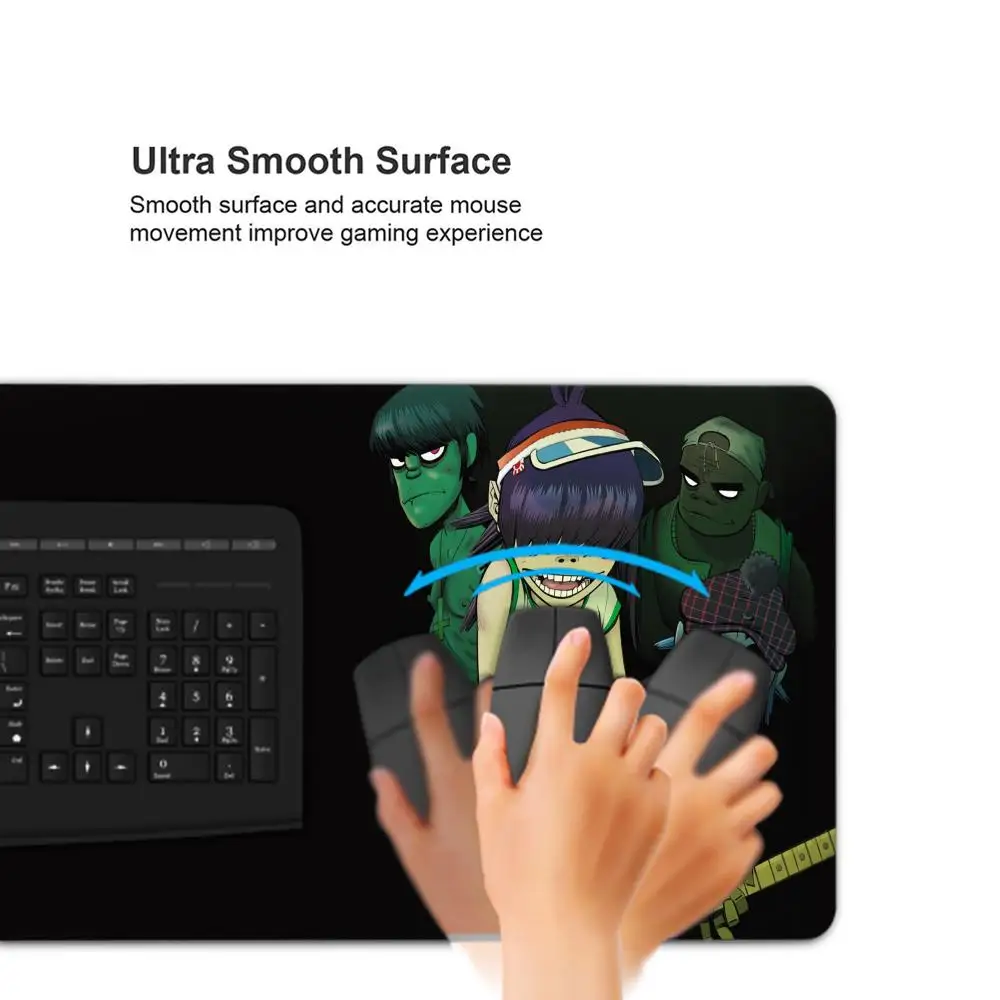 Gorillaz Band Mouse pad große Gaming Compute Gamer PC Tastatur Maus matte