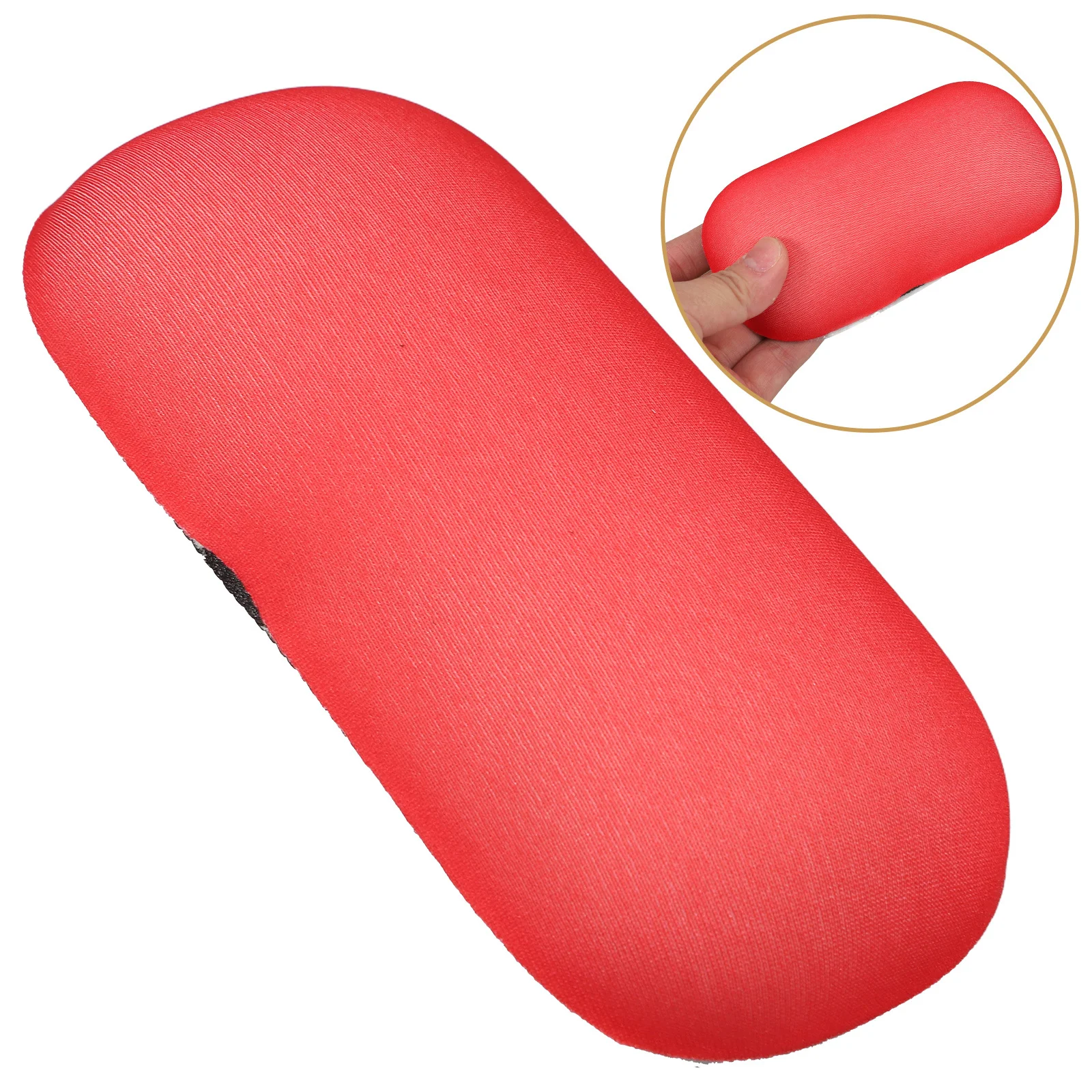 

PU Elastic Silicone Mouse Wrist Pad Ergonomic Support for Frequent Stylish Minimalist Design Red