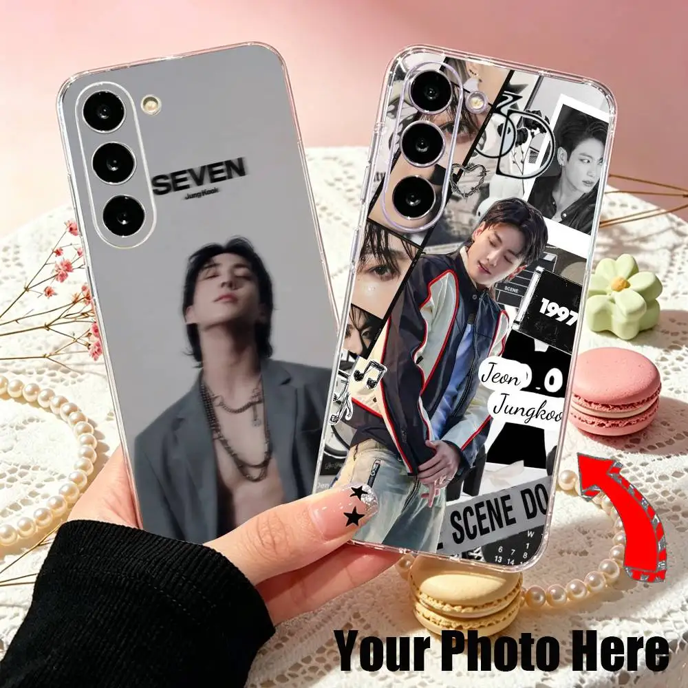 Jungkook Hot Korean singer Phone Case For SamsungA10,12,20,21S,30,31,40,50,51,52,70,71 Transparent Cover