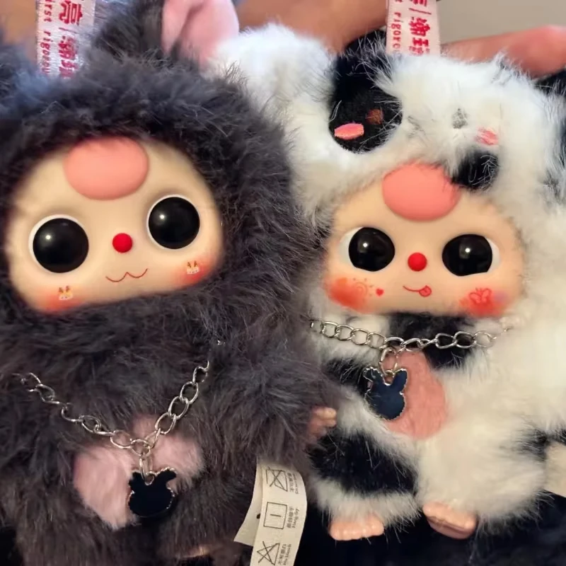 طفل ثلاثة القطط والكلاب سلسلة صندوق أعمى غامض لطيف ألعاب من نسيج مخملي حقيبة صغيرة قلادة العصرية الديكور هدية عيد ميلاد الأطفال