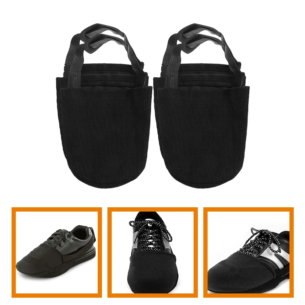 

2 Pairs Shoe Covers with Elastic Band Bowling Shoes Sports Supplies Accessories