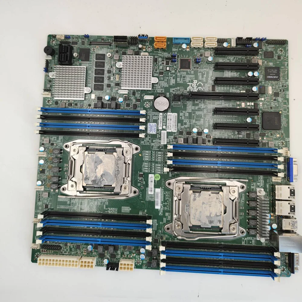 X10DRH-C For Supermicro Two-way Server Motherboard Xeon E5-2600 v3/v4 Family  LGA 2011 DDR4