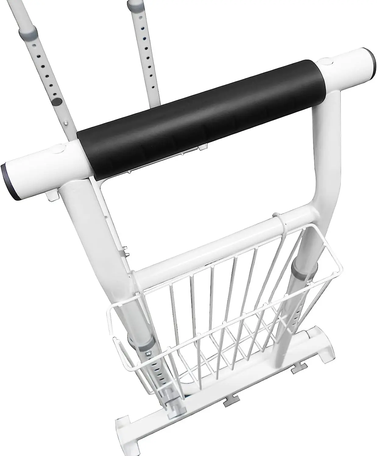 قضبان أمان المرحاض - أذرع تواليت لكبار السن والمعاقين، مناسبة لمعظم المرحاض، حتى 350 رطل، ارتفاع وعرض قابل للتعديل #3