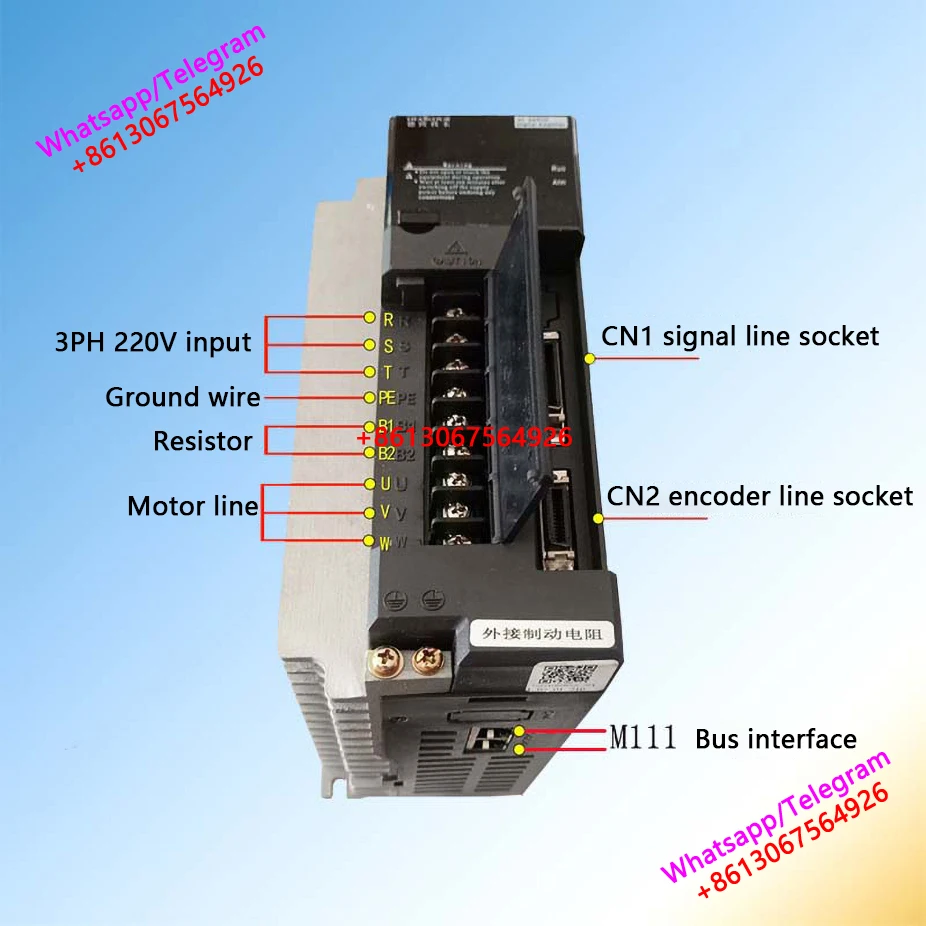 Il nuovo servoazionamento AC 2025 DO-1000C30 DO-1000C50 Il controller PLC per tornio CNC originale può sostituire i servoazionamenti Maxsine