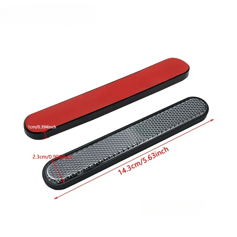 Universal Motorcycle Reflective Strip Self Adhesive Reflector Plate For Front Fork Fender Side Luggage Box Safety Decor