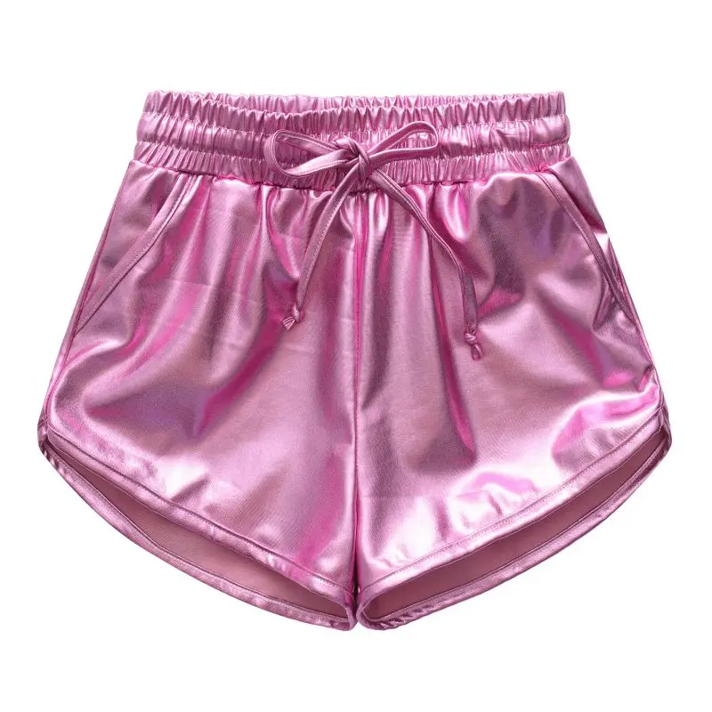 

Summer Children Shorts Elastic Waist Shiny Hot Pants Rave Dance Booty Shorts Sexy Party Club Shorts Bottoms