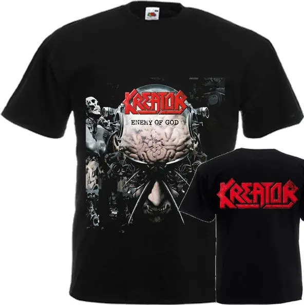 New Dtg / Dtf Printed T-shirt KREATOR Enemy of God Size