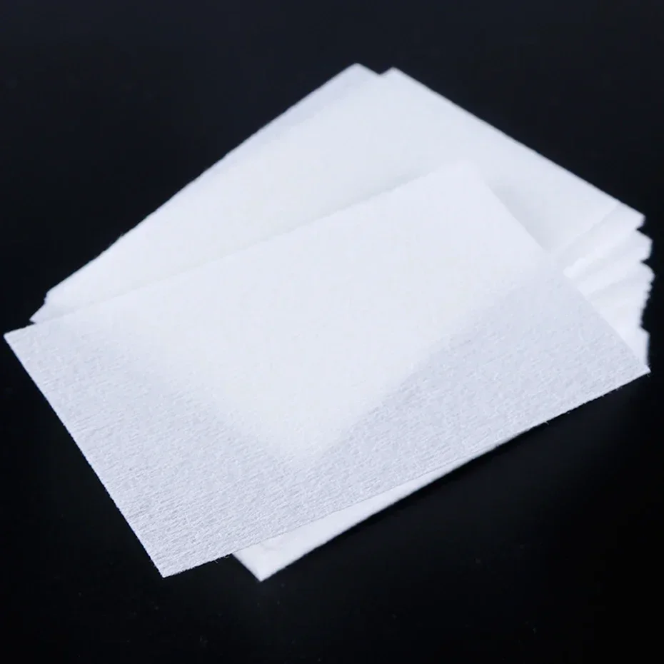 مناديل مزيل طلاء الأظافر، مناديل خالية من الوبر، مناديل جل نظيفة للأظافر، وسادات ورقية لطلاء جل الأشعة فوق البنفسجية، منشفة منظفة، 900 قطعة