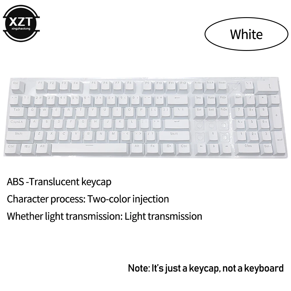 Pbt keycaps xvx perfil personalizado chave boné 104 chave compatível com cherry gateron mx switches gamer teclados mecânicos