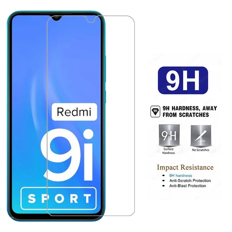 tempered glass for xiaomi redmi 9i sport phone case on redmi9i 9 i i9 back cover 360 xiomi xiami xaomi readmi redme remi 9icase