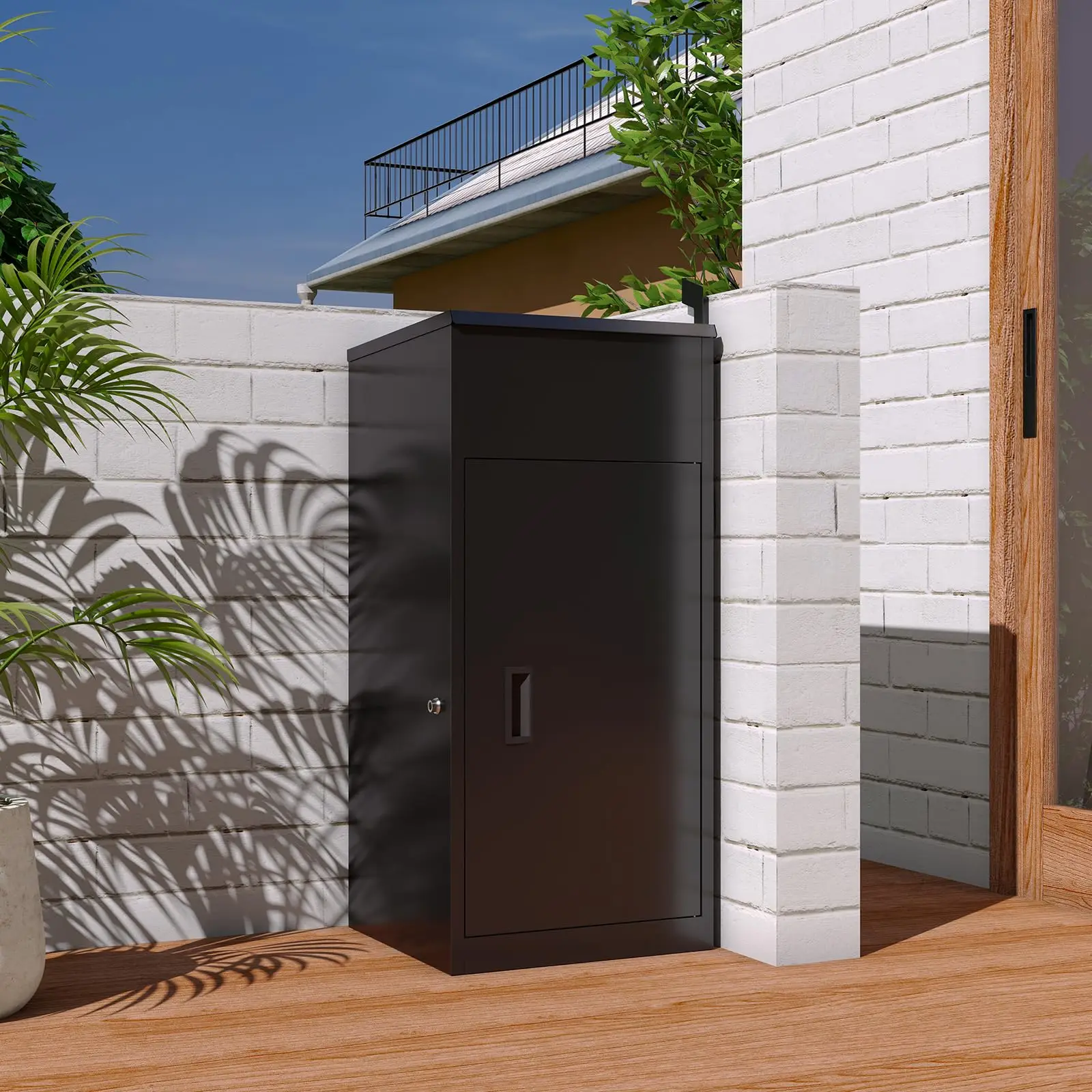 Outdoor Package Delivery Box Secure Package Delivery Box with Lock 16.7