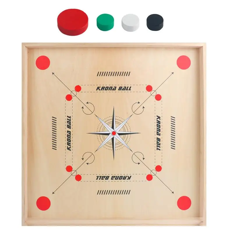 

Настольная игра Carrom Chess Набор шахмат Настольные игры Carrom Chess Board Set Стратегическая игра Деревянная головоломка Настольные игры для вечеринок Настольные игры