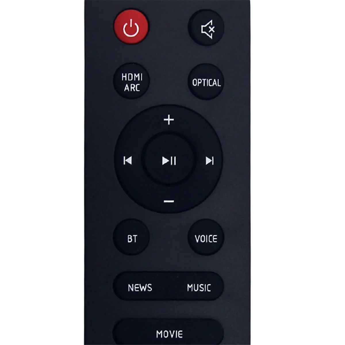 Substituição do controle remoto para Cinema, Sound Bar, Home Theater, SB120, SB140, SB170