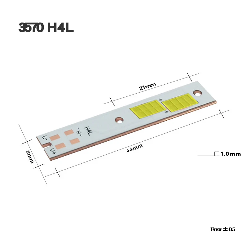 DC 12V led 3570 led chip led 12V car light headlight motorcycle spotlight 40W white light bright light bead csp chip LED SMD