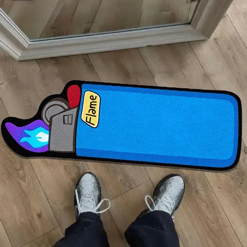 VIKAMA Trend Lighter Special-Shaped Carpet Soft Non-Slip Bedroom Bedside Carpet Studio e-Sports House Mat Home Decoration