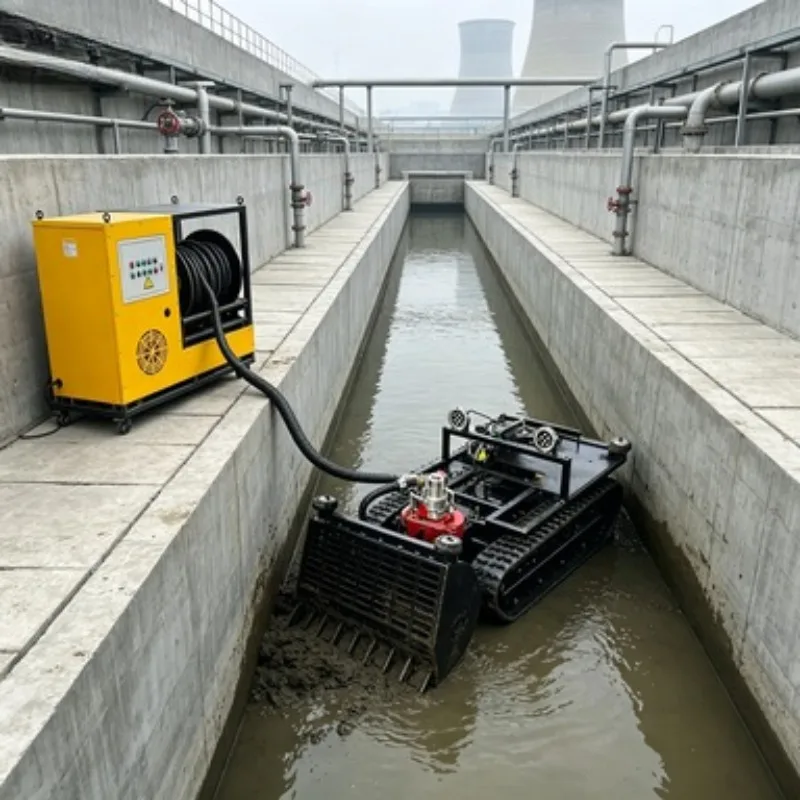 High Quality Underwater Silt Remover Cleaning Dredging Detection Dredge Remote Robot Unmanned Operation for Pond Dredging