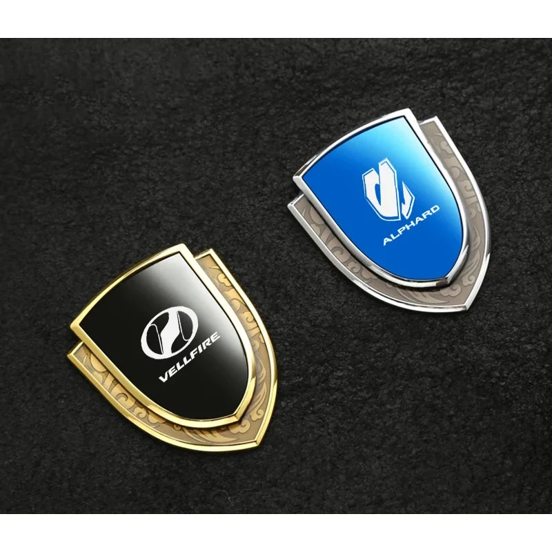 Car stickers 3D metal accsesories car accessory for toyota alphard vellfire