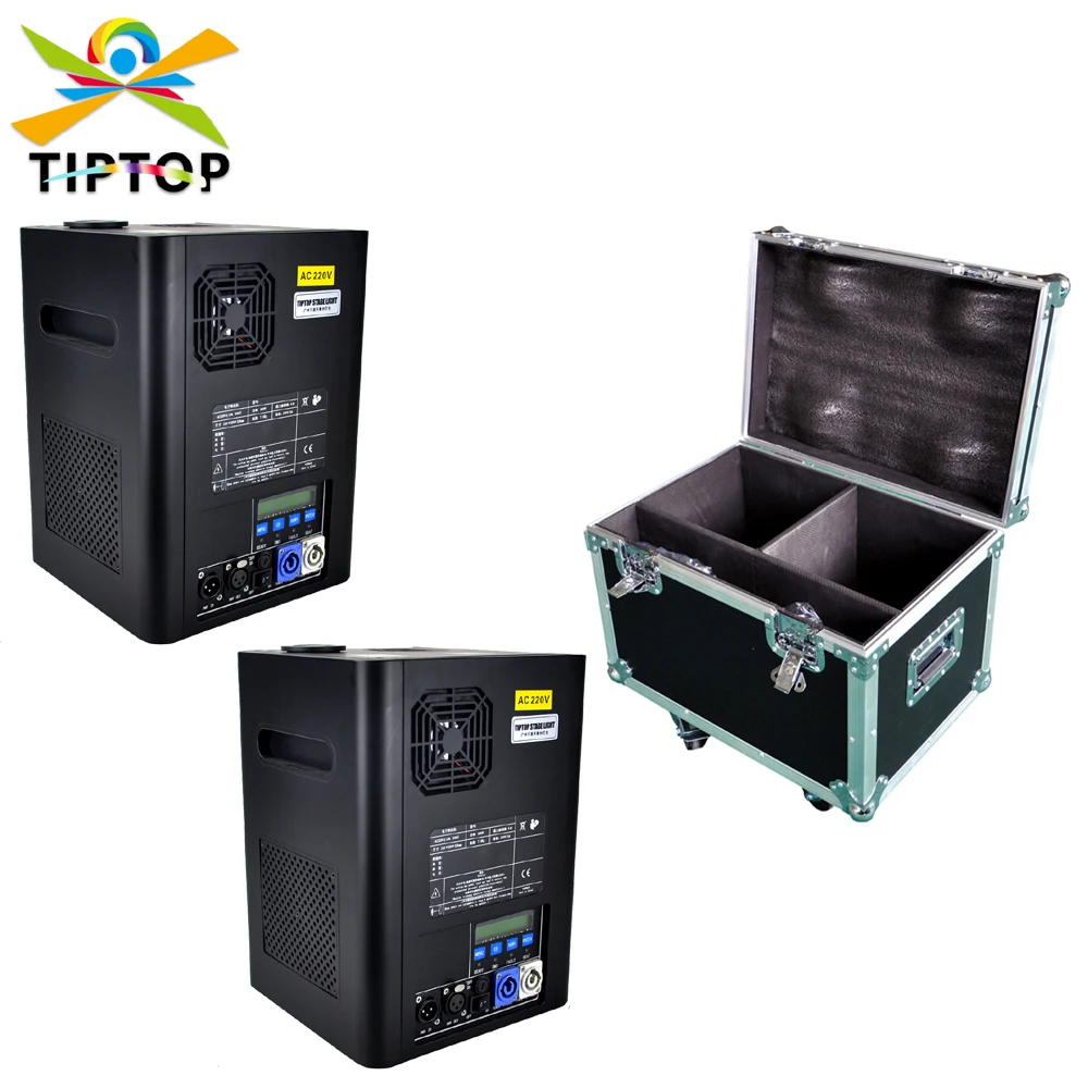 

2IN1 Flightcase Pack 650W Cold Spark Machine Stage Fireworks Fountain Machine DMX Remote Control Cold Flame Sparkler Machine