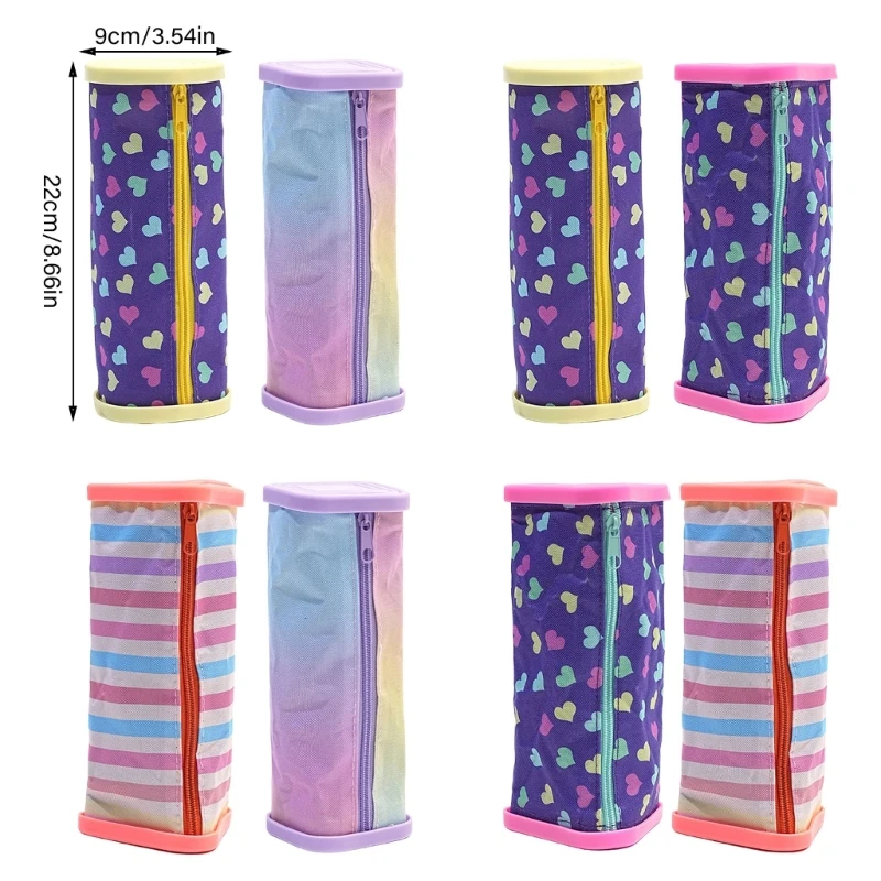 F3ma 2 pçs leve wight lápis caso compartimento caneta bolsas multiuso caso caneta saco lápis viagem saco