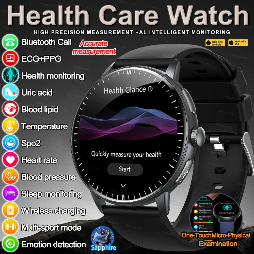 2025 New Smart Watch MenWomen Bluetooth Call Sports Fitness Watches Heart Rate Health Monitor Smartwatch For Android iOS Men's