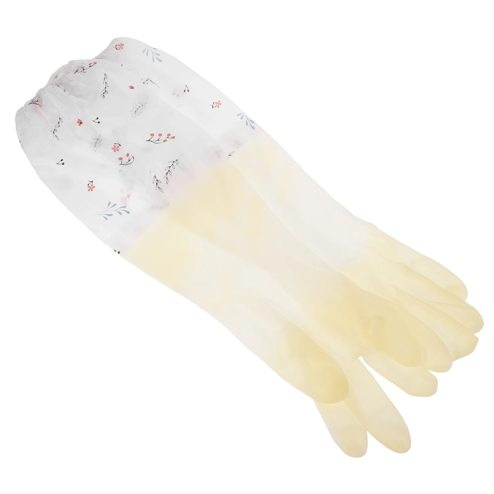 

Gloves Dish Washing Long Sleeve Elbow Length Dishwashing Bathroom Cleaning Emulsion for Women Man