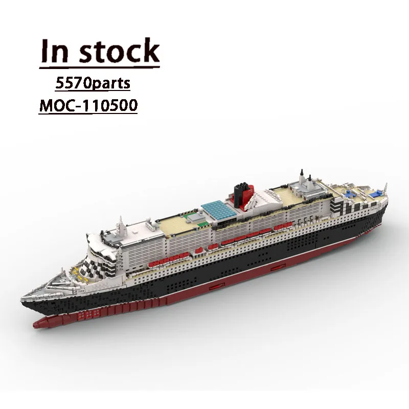 

MOC-110500 Ocean Giant Wheel Queen Mary 2, сборка, строительный блок, модель 5770, детали строительного блока, детская игрушка в подарок