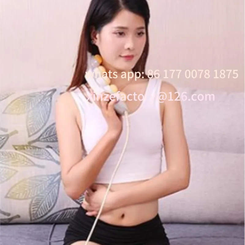 Customizable Health care 5balls Natural Jade handhold Project heater  PR-P05 Jade Far infrared Heating Therapy Massage