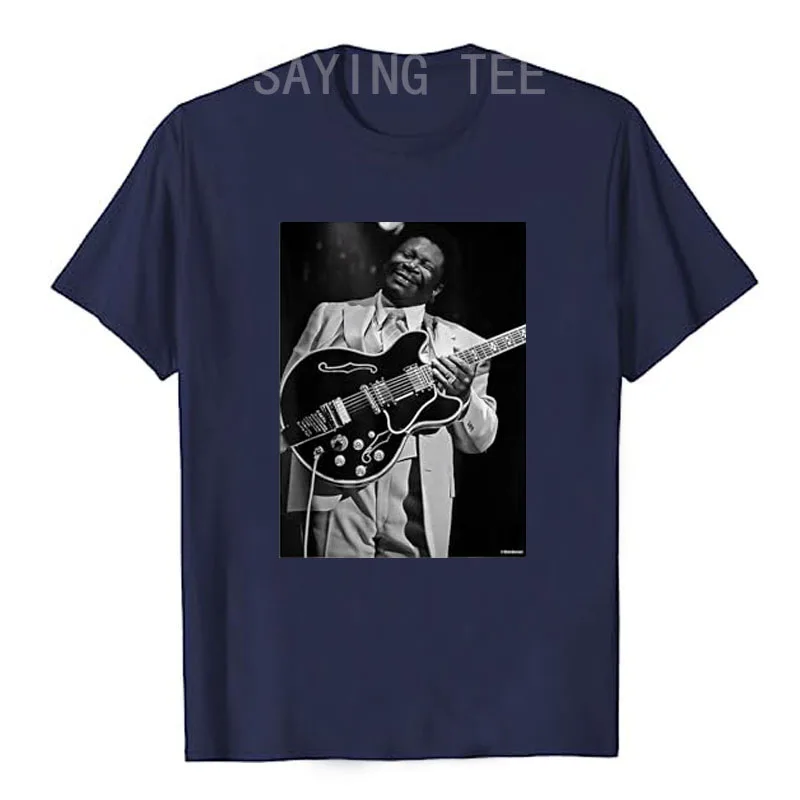 B.B. King of The Blues Live LA 1979 von Dick Barnatt T-Shirt Y2k Streetwear Kleidung Musikliebhaber Rock Punk Fun Grafik-Bekleidung T-Shirt – Detail 4