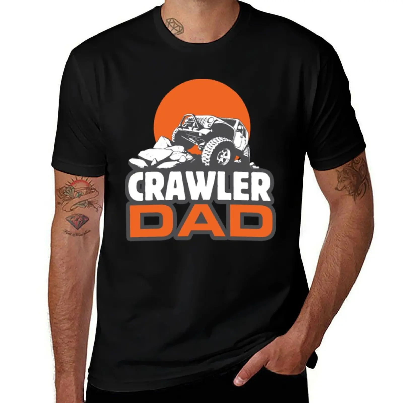 Rock Crawler Dad Road RC 4x4 Big Tires Motorsports T-Shirt Quick Dry Travel T-Shirt