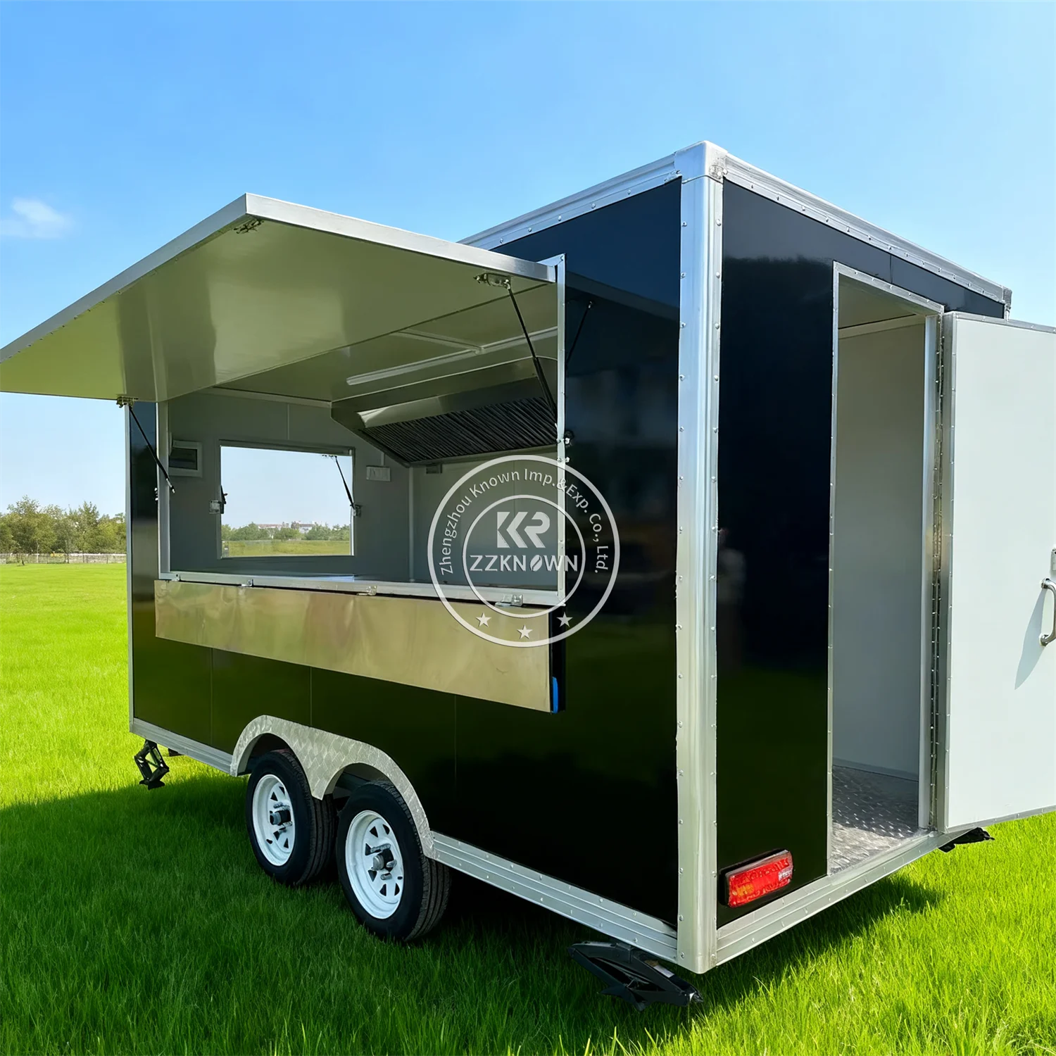 

CE Certificate Food Trailer Concession Catering Trailer Coffee Snack Ice Cream Cart Kiosk Mobile Food Truck With Full Kitchen