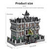 빠른 선박 7537pcs Gaint Arkham Asylum 빌딩 블록 빛과 원래 상자 빌딩 블록 벽돌 장난감 6