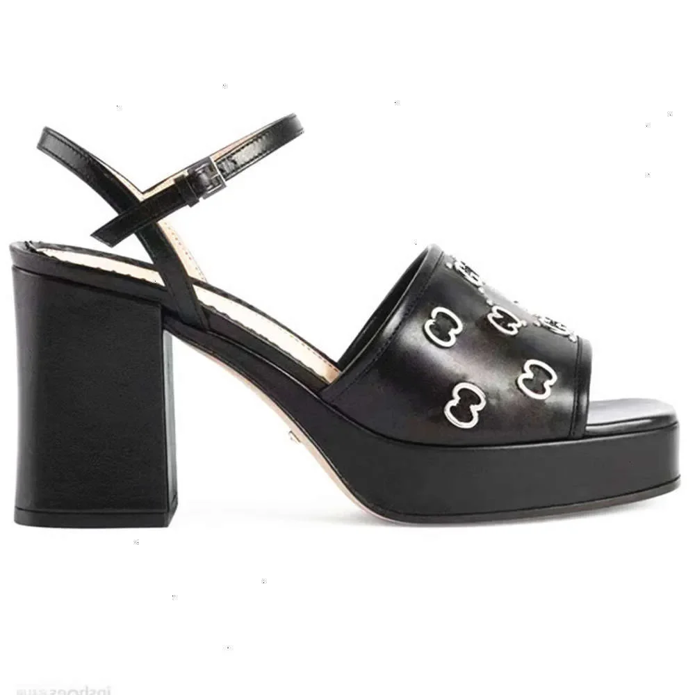 

2023 new sandals launch patent leather scary e gg s high heels womens unique designer dress wedding shoes sexy letter large lfmy
