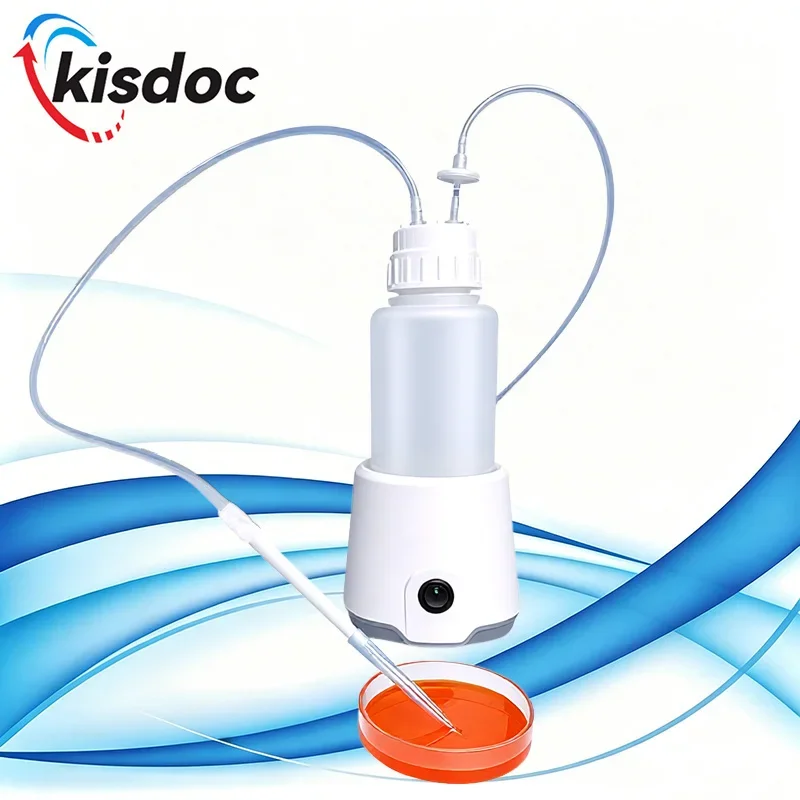 Benchtop SmartVac Vacuum Aspirator Lab Waste Liquid Recovery Solid Liquid Separator Oil Free Vacuum Pump For Lab Experiment