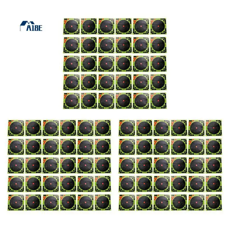 a18e-150pcs-hunting-targets-8x8-inch-self-adhesive-paper-reactive-splatter-targets-stickers