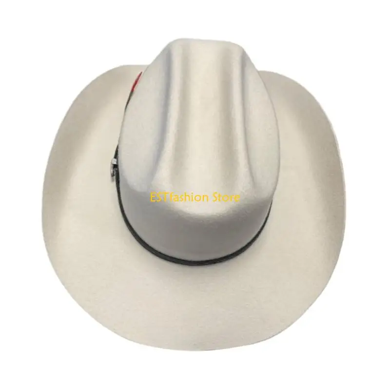 Y5GC Wool Fedoras Hat Headwear Outdoor Activity Formal Event Daily Wear