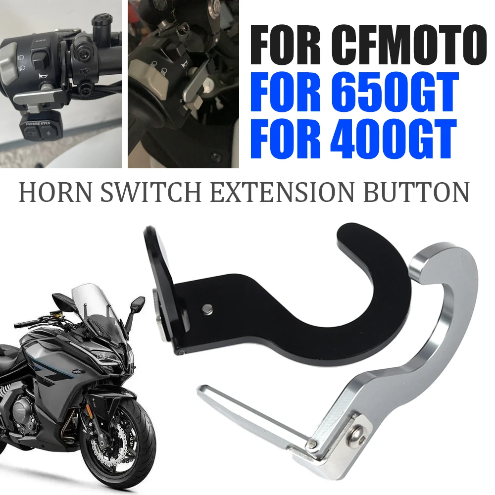 

For CFMOTO 650GT 400GT 650 GT 400 GT GT650 GT400 Motorcycle Accessories Left Horn Switch Extension Button Auxiliary Cap Guard