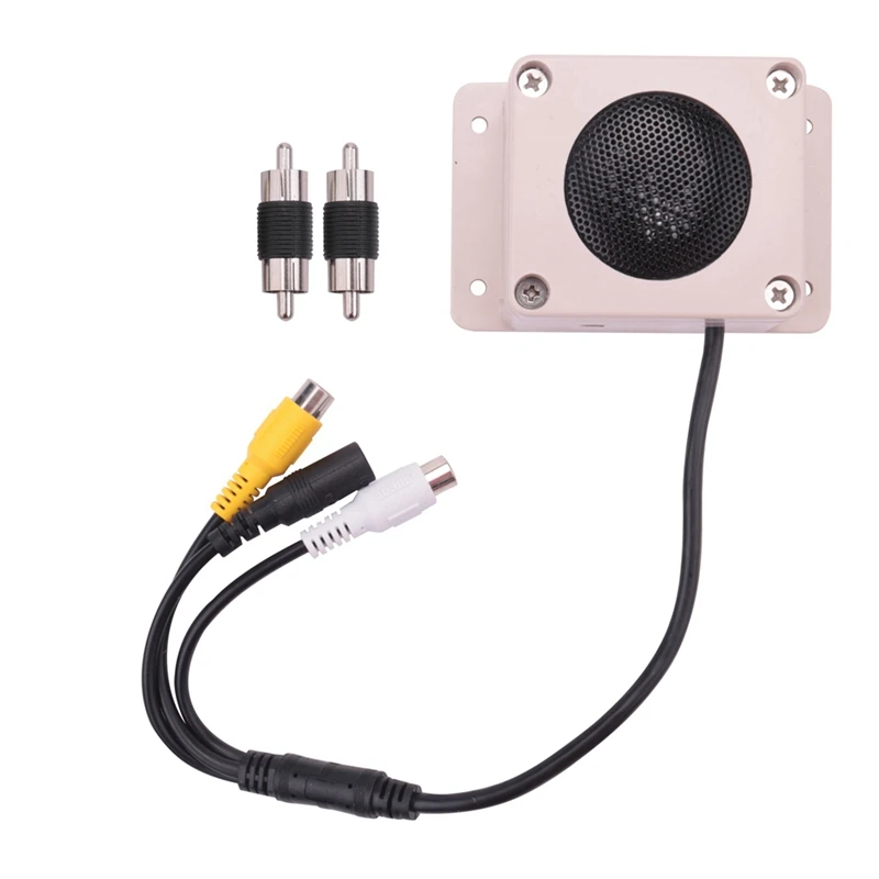 New 6X Microphone Speaker Device For Security Camera Waterproof For IP Camera Audio Recording Two Way Radio Interphone