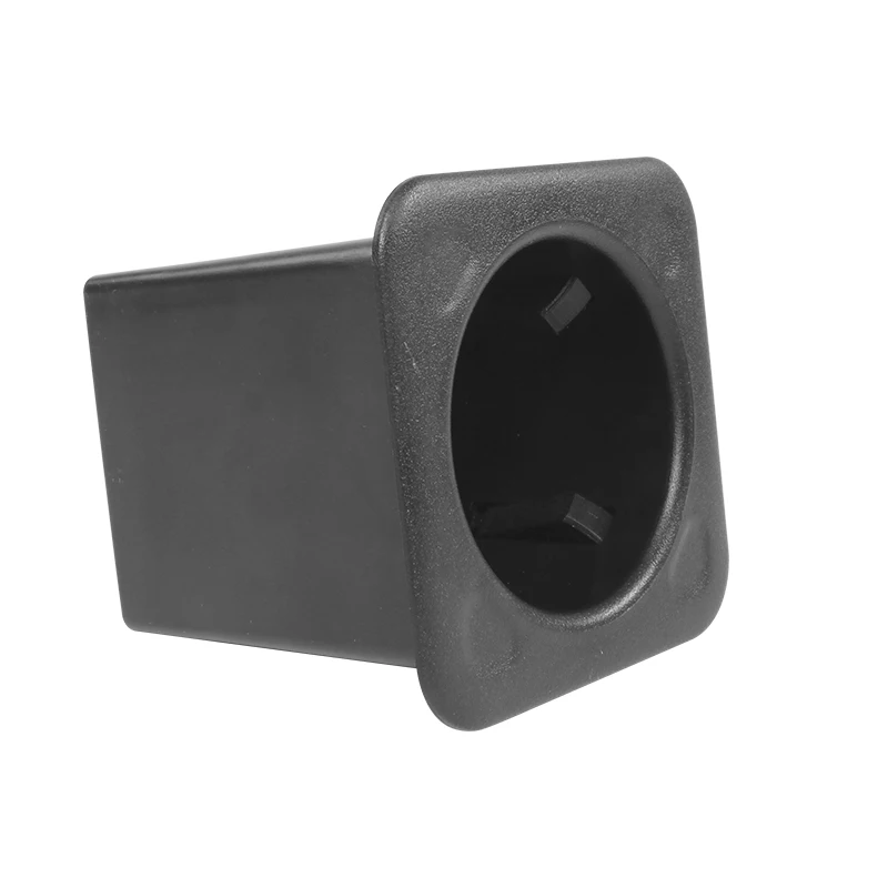 A campista RV do estilo atualizado do OEM parte a mesa de centro preta plástica do suporte de copo de chá