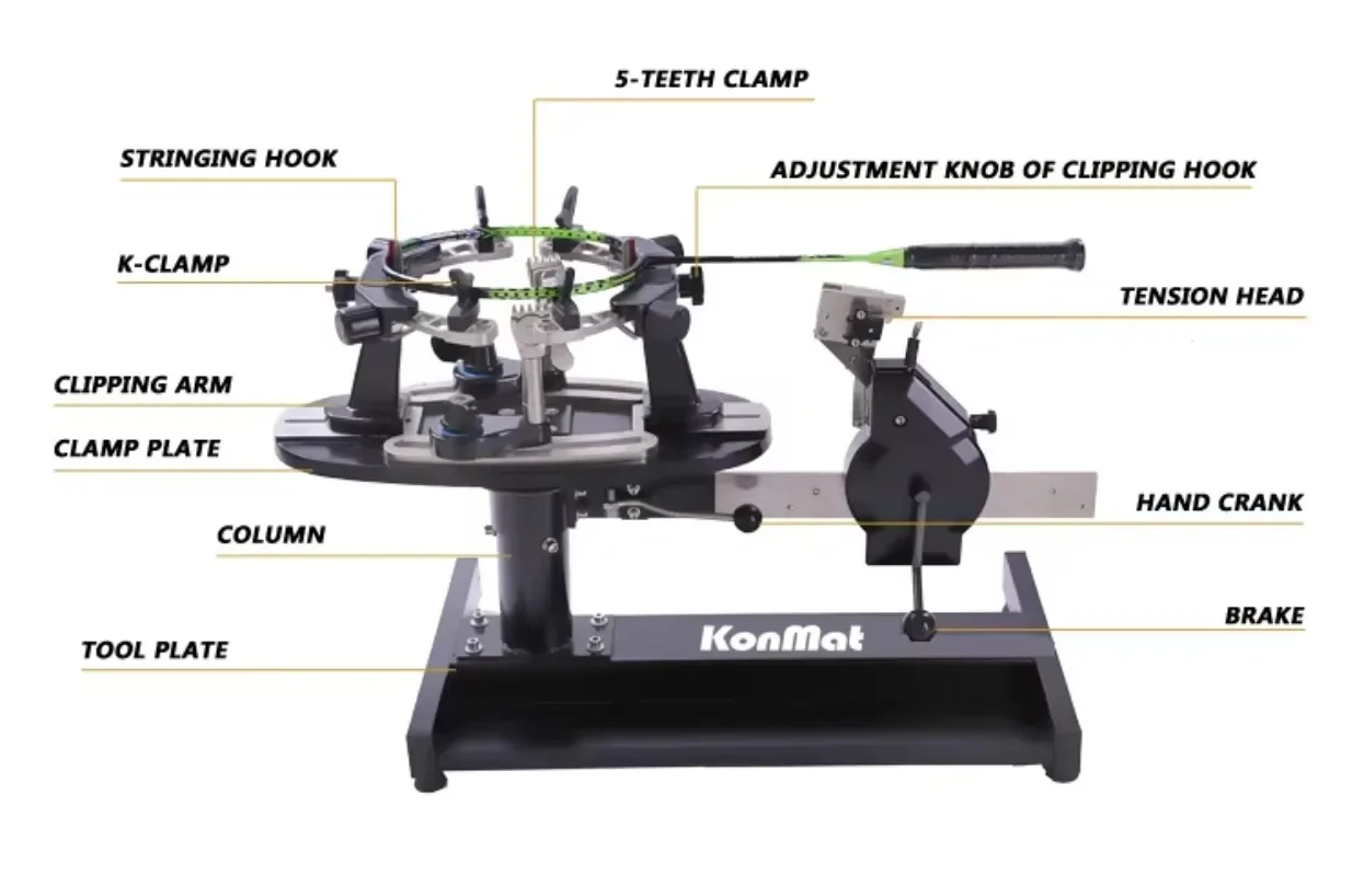 Good Quality Manual Racket Stringing Machine for Tennis and Badmintons