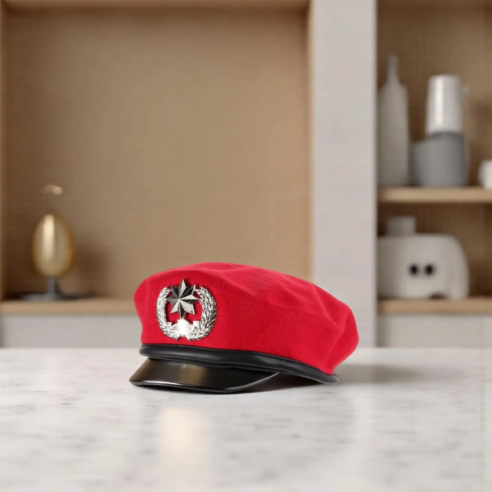 

Sailor Dance Hat Nautical Performance Hats Women Adjustable Polyester Fiber Square Drum Music Security Style Beret