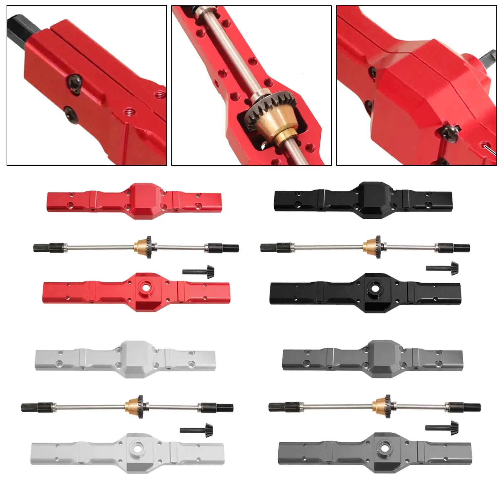 

Задний мост радиоуправляемого автомобиля в сборе из алюминиевого сплава, 127 мм, комплект обновления деталей радиоуправляемого автомобиля, модель автомобиля, аксессуары для 1/10 D12 D22 D32