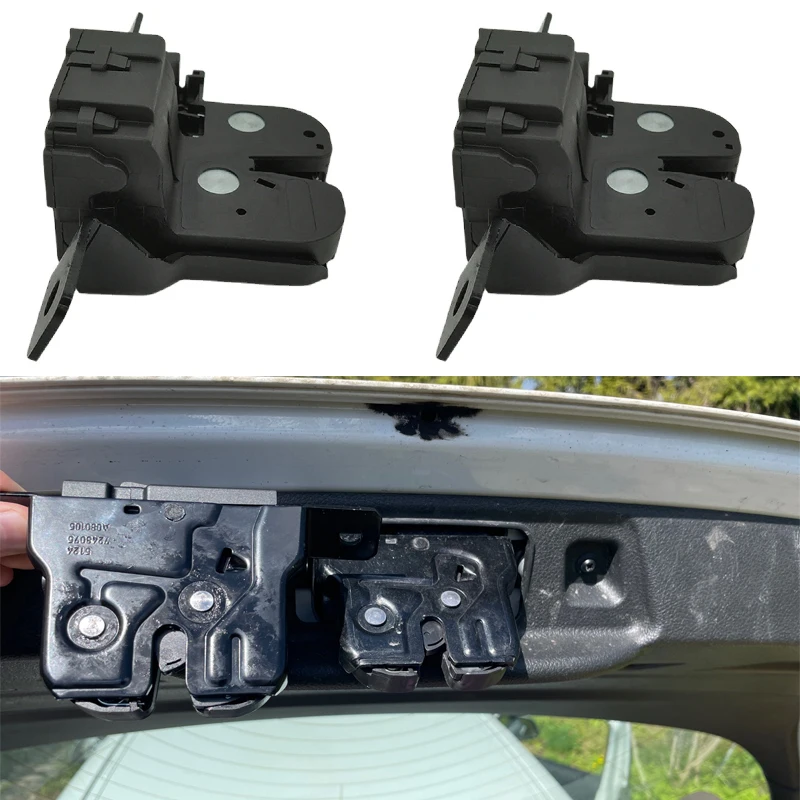 

1pcs Black ABS New Car Rear Tailgate Trunk Lids Lock For BMW F20 F21 I3 Automobiles Exterior Replacement Accessories 51247248075