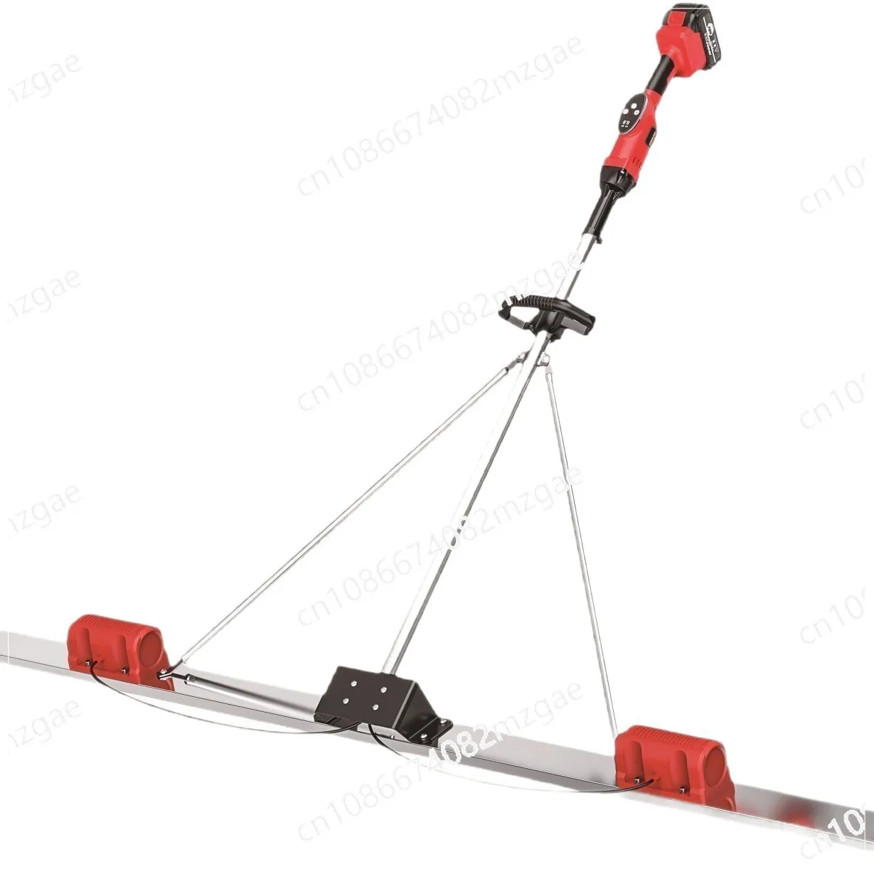 

Электрический вибрационный гладильный инструмент для бетона из нержавеющей стали, широкий, утолщенный, с большой емкостью, литиевый, электрический, вибрационный, для выравнивания поверхностей