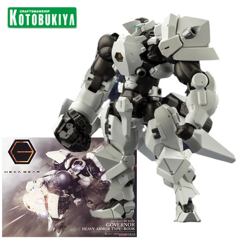 Kotobukiya HEXA GEAR Anime Figure HEAVY ARMOR TYPE: ROOK Action Figure 1/24 Scale kit Block Collection Toy Gifts Static Display