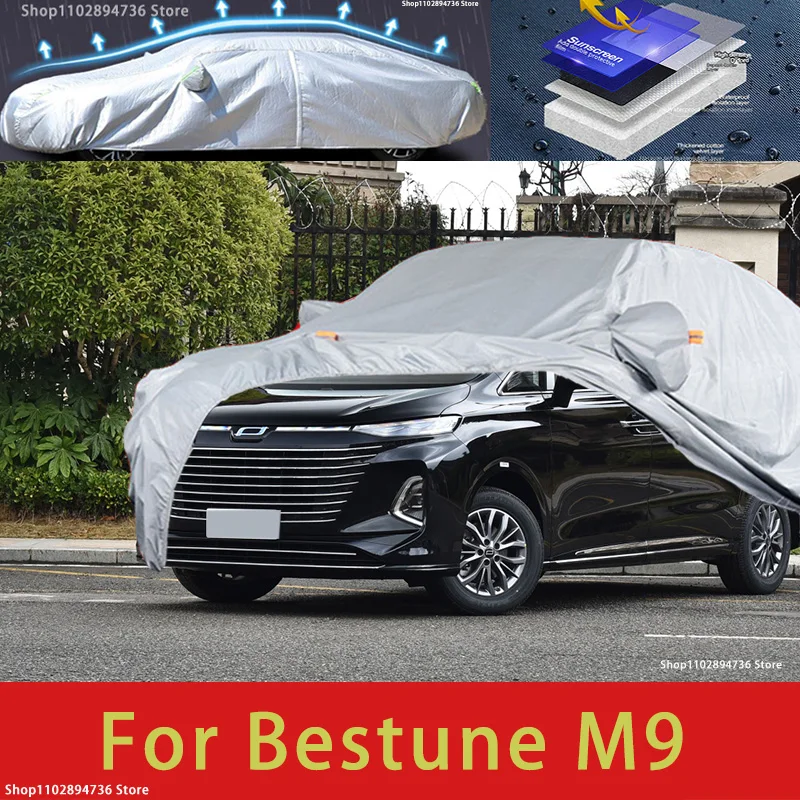 

For Bestune M9 Outdoor Protection Full Car Covers Snow Cover Sunshade Waterproof Dustproof Exterior Car accessories