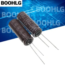 2PCS 22UF 500V Black Diamond Electrolytic Capacitor 500V 22UF 12.5X35 KXJ High Frequency Low Resistance