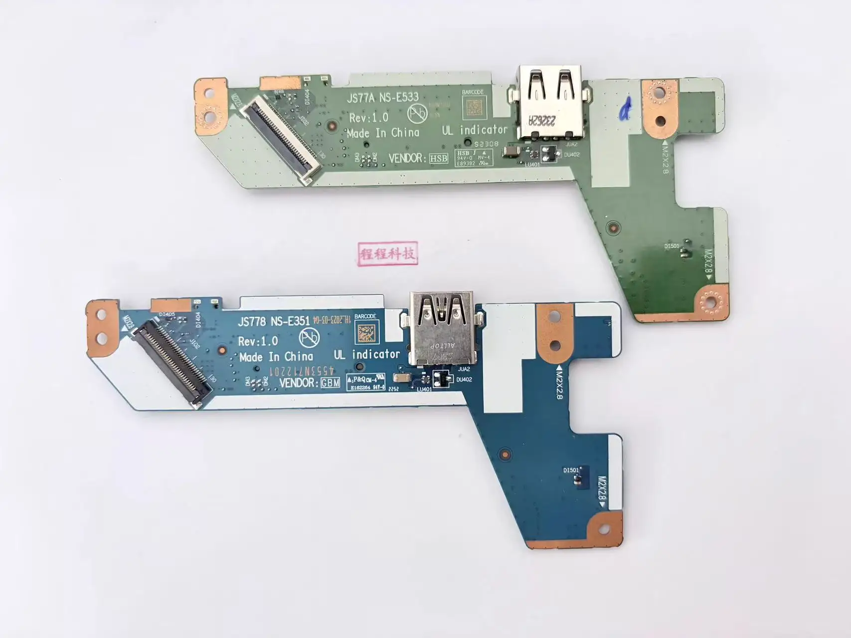 STOCK Original FOR LENOVO IdeaPad 1 15ACL7 17iau7 V17 G4 POWER BUTTON Switch USB Board Reader
