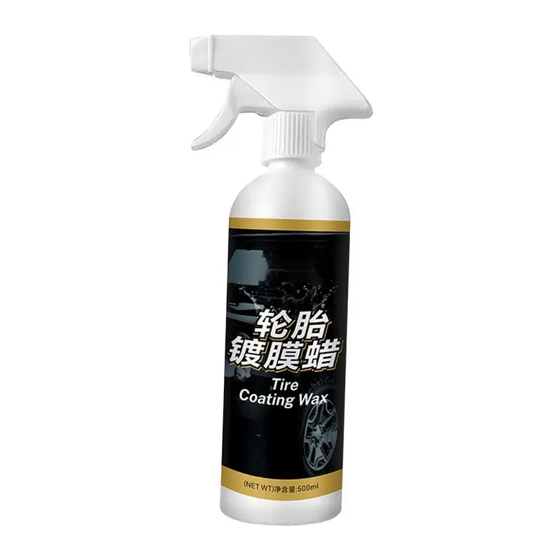 Tire Dressing Spray Non-Greasy Auto Spray Tire Dressing Tire Shine Dressing Car Wax Tire Shine Dressing Car Detailing Supplies