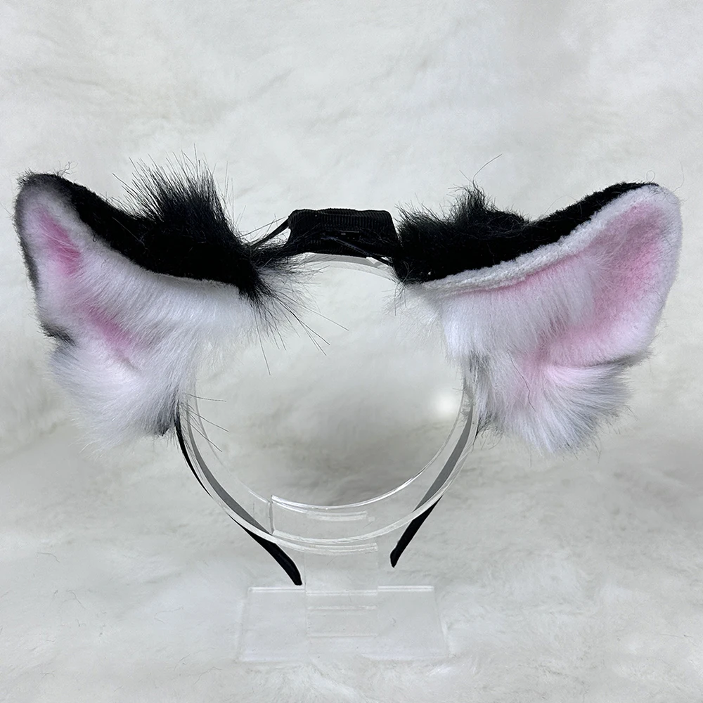 Super Cute Electric Ears: Discover Automatic and Touch - Responsive Petting Modes cosplay Cat Fox Ear Detachable, Replaceable,