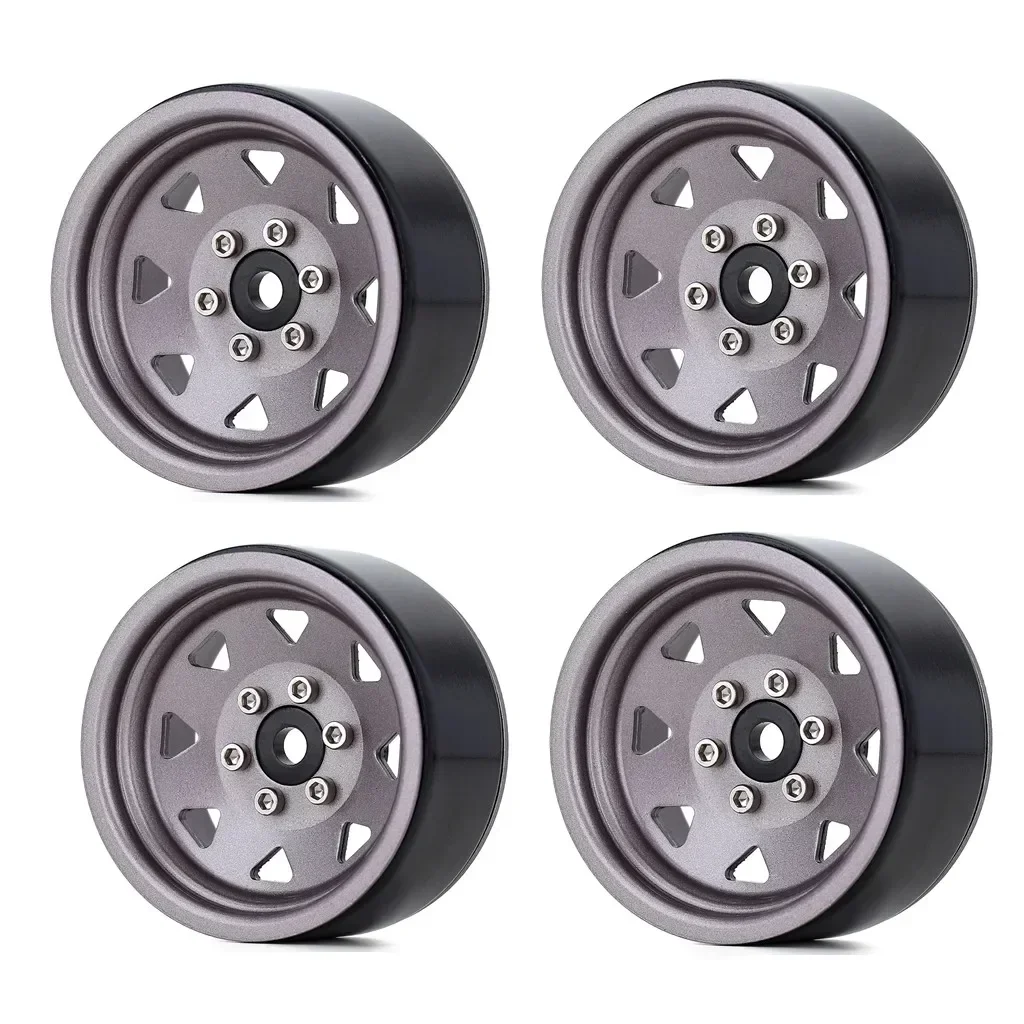 Llantas de Metal de 1,9 "Beadlock, 3 estilos para coche trepador de control remoto 1:10 Axial SCX10 90046 TRX4 Redcat GEN8